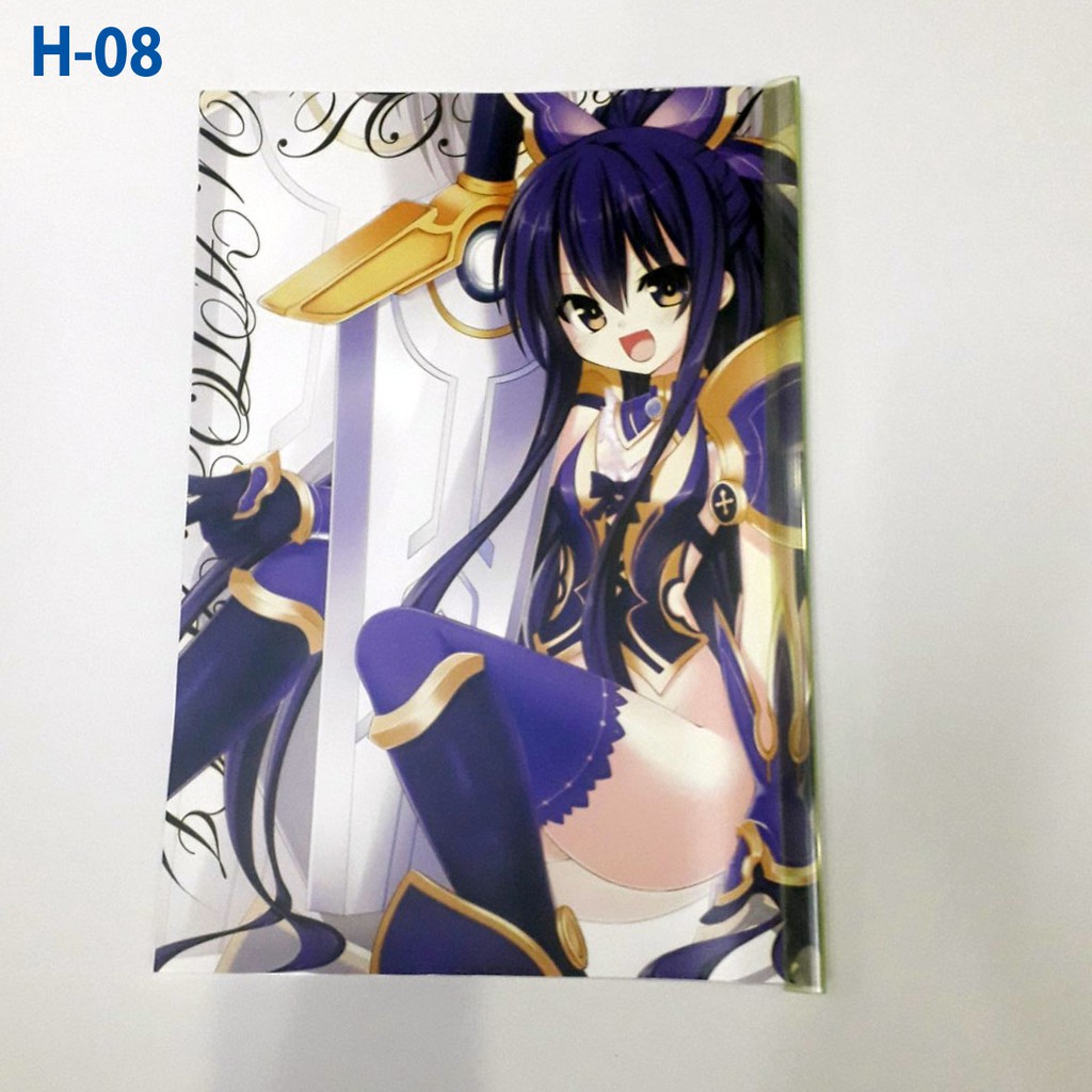 Bìa kẹp file / Bìa sơ mi anime &amp; Manga Date a Live nhân vật Yoshino &amp; Kurumi &amp; Tohka