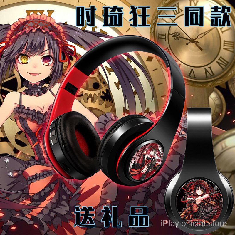 Tai Nghe Bluetooth Không Dây In Hình Anime Sáng Tạo