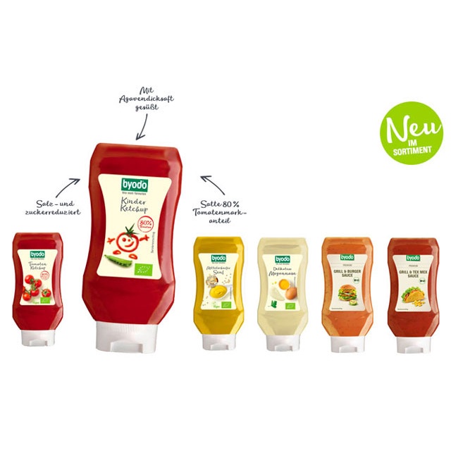 [Byodo]Tương cà chua hữu cơ cho bé (Tomato Kinder ketchup) - 300ml