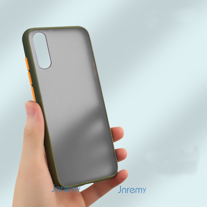 Ốp điện thoại silicon cứng màu xuyên thấu cho SAMSUNG GALAXY A70 M20 M30 A50 M30S A7