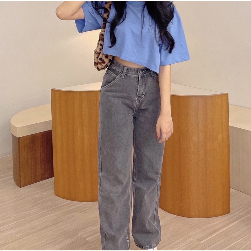 Áo thun croptop trơn nữ 3 màu Hàn Quốc AT20112