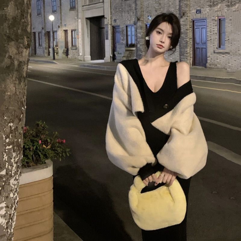 Áo Sweater Dệt Kim Phong Cách Thời Trang Thu Đông Mới Cho Nữ