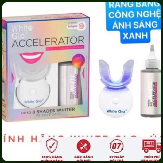 [ Hàng ÚC] Máy làm trắng răng bằng ánh sáng xanh White Glo White Accelerator Blue Light Teeth Whitening System