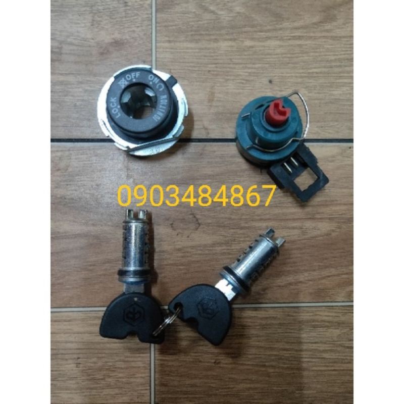 Bộ ổ khóa cho xe vespa lx, fly, zip