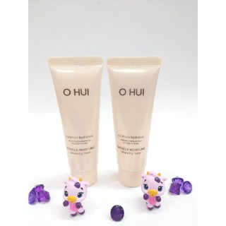 SỮA RỬA MẶT OHUI HỒNG MIRACLE MOISTURE CLEANSING FOAM 40ML - Hàng chuẩn Hàn Quốc