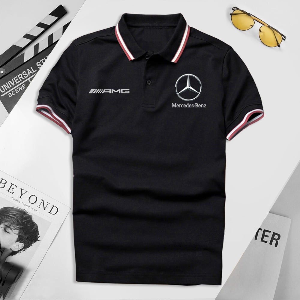 Áo thun mercedes áo polo nam chính hãng vải cotton cao cấp loại 1 thời trang cao cấp0