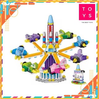 Đồ chơi lắp ráp LOZ 1719 - Vòng xoay máy bay