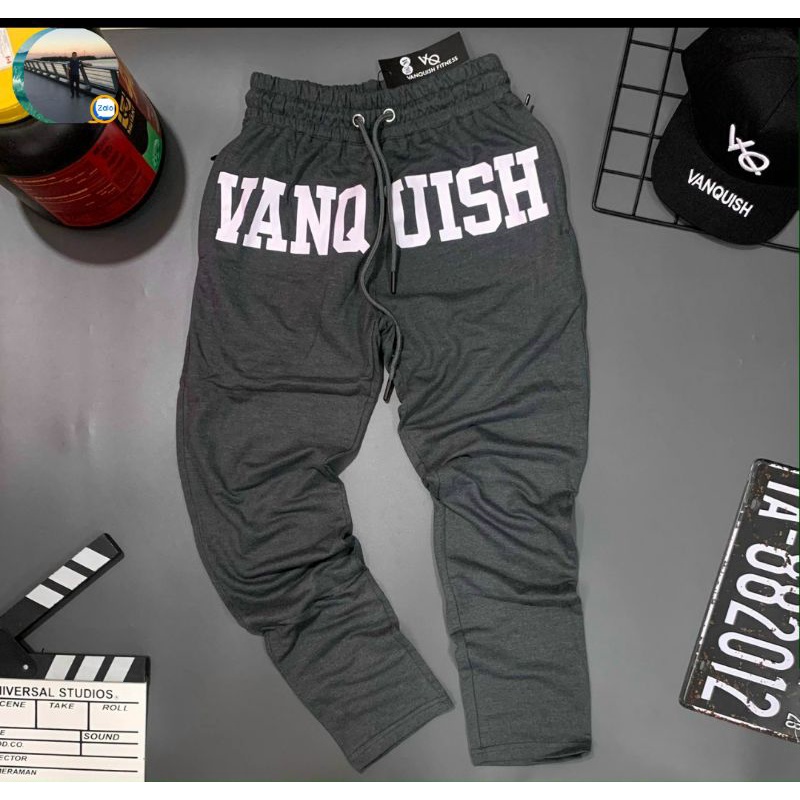 [sale sốc] Quần jogger gym nam.VANQUISH, quần dài thun thể thao