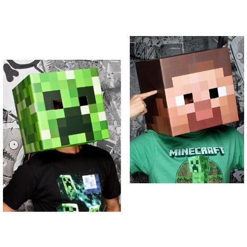 Mặt Nạ Hóa Trang Nhân Vật Game Minecraft Kích Thước 12x12x12 inches