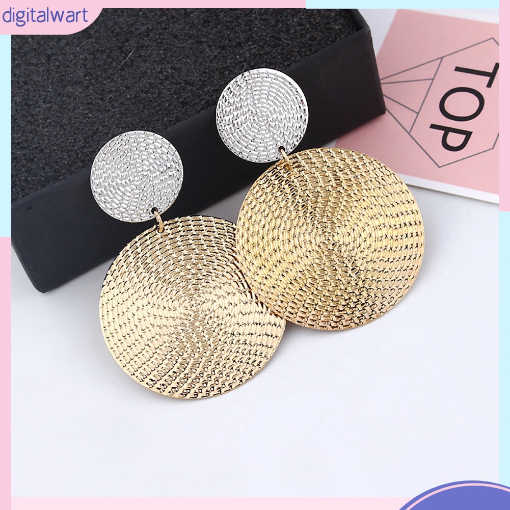 Hoa Tai Dáng Tròn Thời Trang Phong Cách Cho Nữ