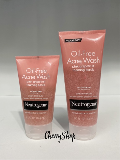 [Thanh Lý]Sữa Rửa Mặt Có Hạt Neutrogena Pink Grapefruit Foaming Scrub (124ml/198ml) | BigBuy360 - bigbuy360.vn