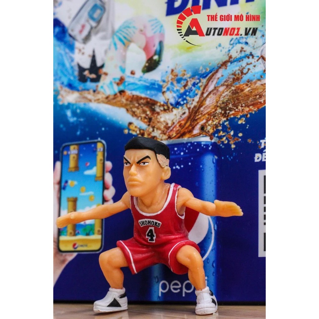 MÔ HÌNH NHÂN VẬT SLAM DUNKS RED SET 5 CON 7CM CÓ ĐẾ KHÔNG HỘP 6917