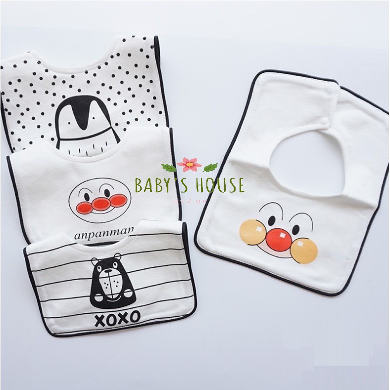Yếm cổ hình thú cho bé - mã yếm vuông Baby's House