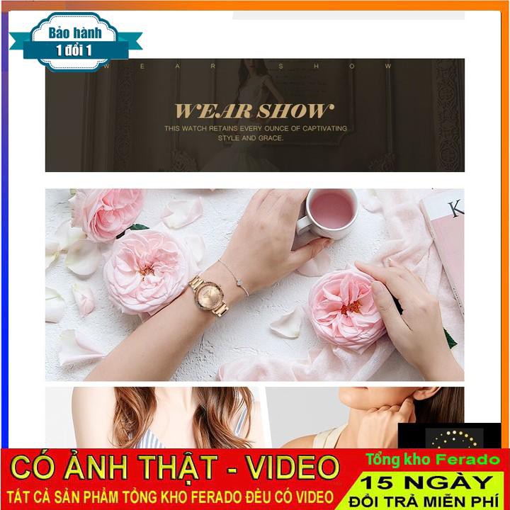 [ xả kho ] ĐỒNG HỒ NỮ MINI FOCUS 0040L MẶT TRÒN,DÂY THÉP KHÔNG GỈ