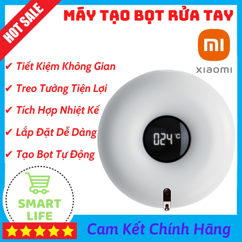 Máy Tạo Bọt Rửa Tay Xiaomi 3Life Máy Rửa Tay Cảm Ứng Hồng Ngoại Tự Động Nhả Bọt Xà Phòng Dễ Dàng Lắp Đặt