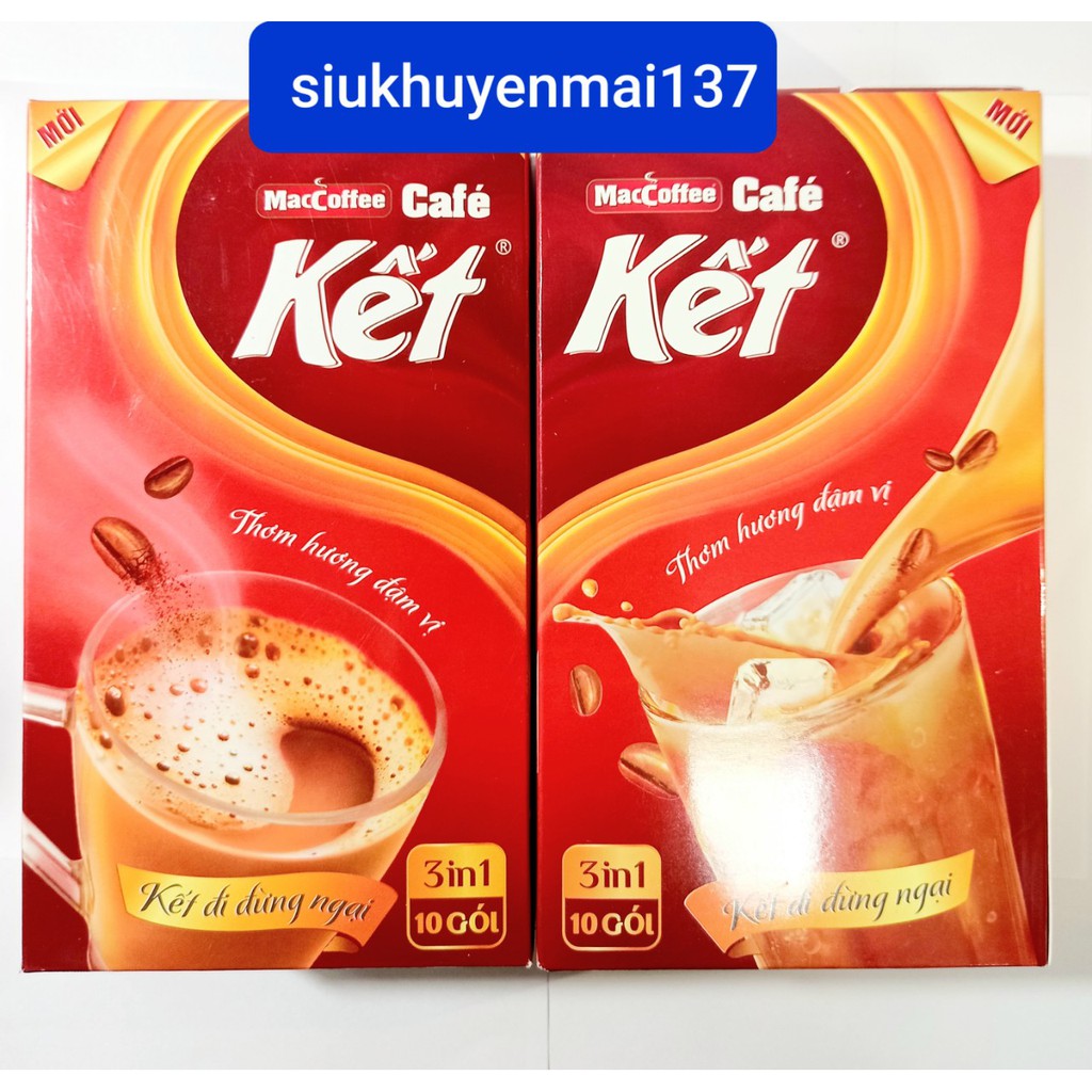 cà phê kết 3in 1 hộp 200gr maccoffee ,hsd: 3.2022