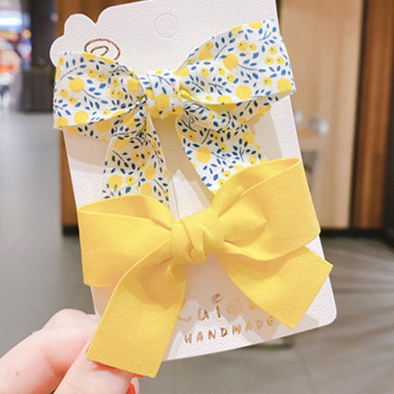 Set 2 Kẹp Tóc Cá Sấu Hình Hoa Màu Kẹo Ngọt Phong Cách Công Chúa Cho Bé Gái