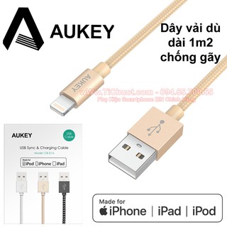 Cáp Lightning MFI Aukey CB-D16
