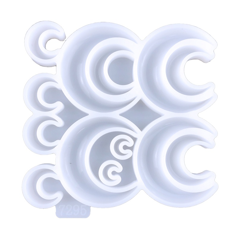 Khuôn Silicone Làm Mặt Vòng cổ Hình Ngôi Sao / Mặt Trăng