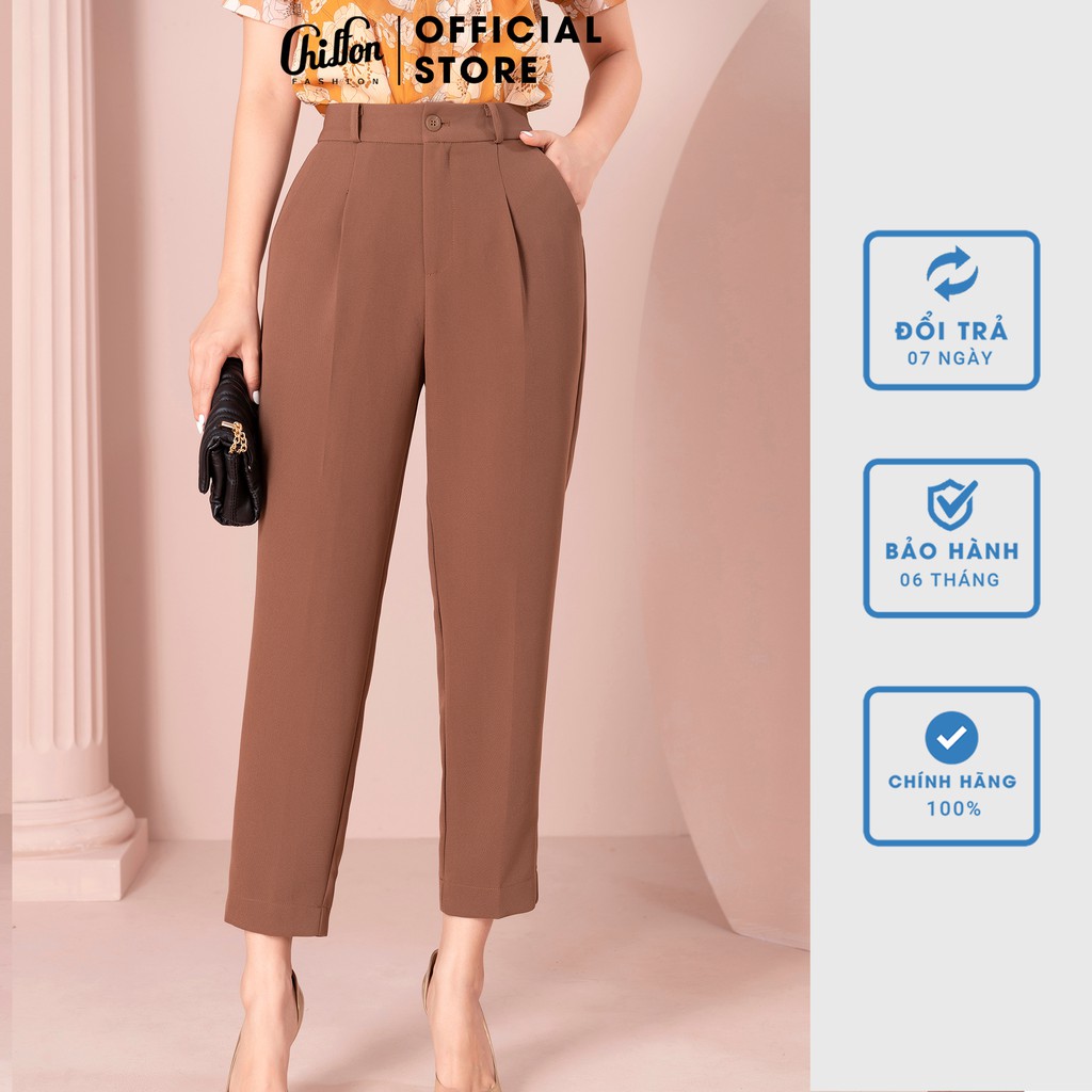 <HOT CHIFFON>_Quần tây công sở cao cấp basic, dễ phối đồ, thiết kế siêu hack dáng, quần đứng form không bị gãy ống | BigBuy360 - bigbuy360.vn