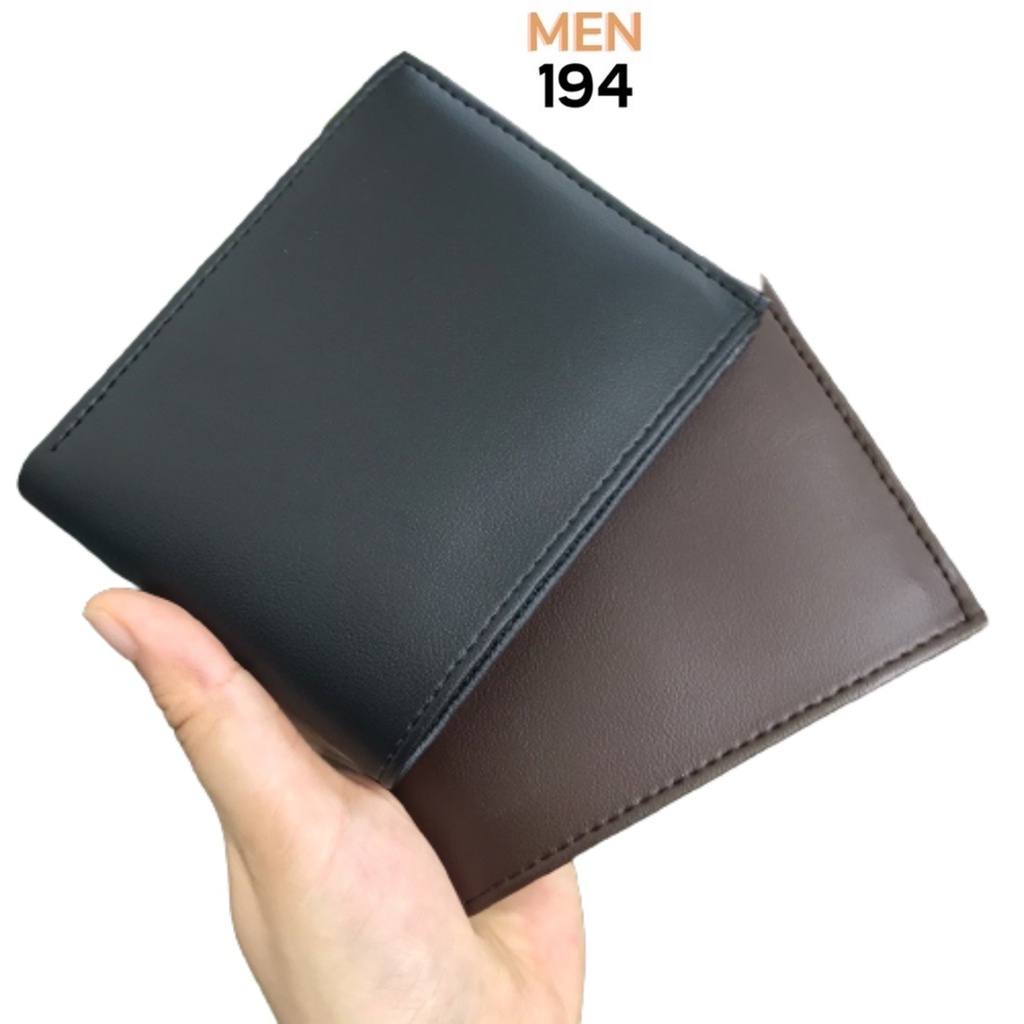 Ví nam Men194 chất liệu da Si PU cao cấp nam mini sang chảnh - VRR