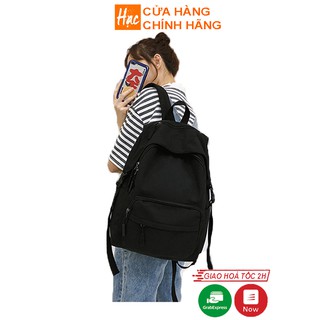 Balo nữ thời trang ulzzang đi học vải dù mịn chống nước có ngăn đựng laptop 14 inch BX501LUB