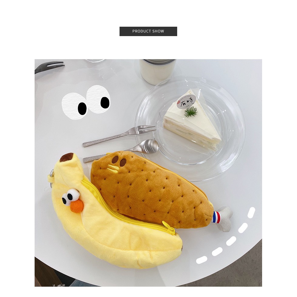 Hộp bút quả chuối cute đáng yêu