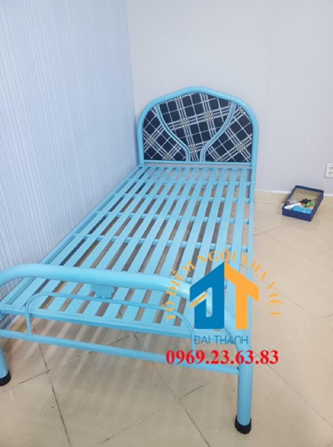 Giường ngủ sắt 1m2 x 2m Đại thành | BigBuy360 - bigbuy360.vn