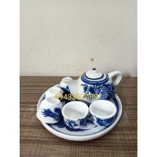 Bộ ấm chén mini sứ Bát Tràng
