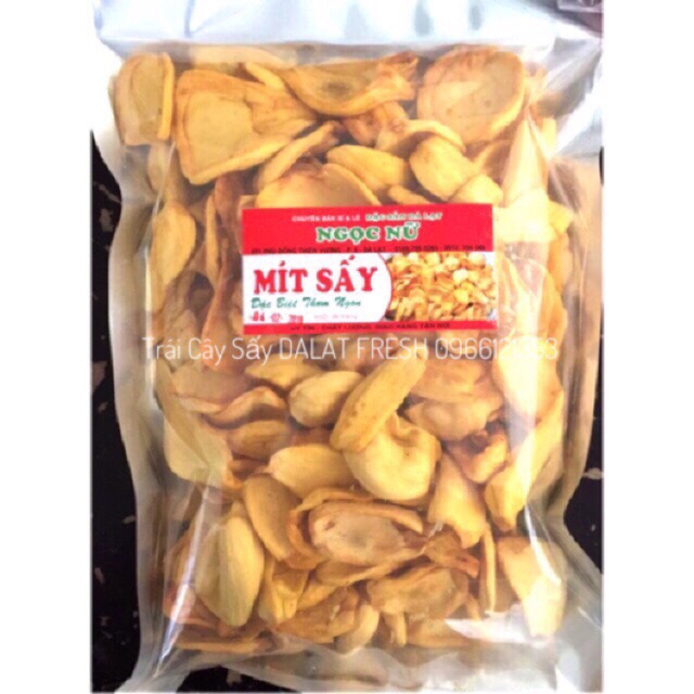 [Mã 156FMCGSALE hoàn 8% đơn 500K] Mít Sấy Giòn Nguyên Cánh DLFRESH Đặc Sản Đà Lạt Túi Zip 500gr | BigBuy360 - bigbuy360.vn