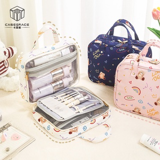 Casegrace Túi Đựng Đồ Trang Điểm Nhiều Ngăn Chống Thấm Nước Nhỏ Gọn Cho Nữ