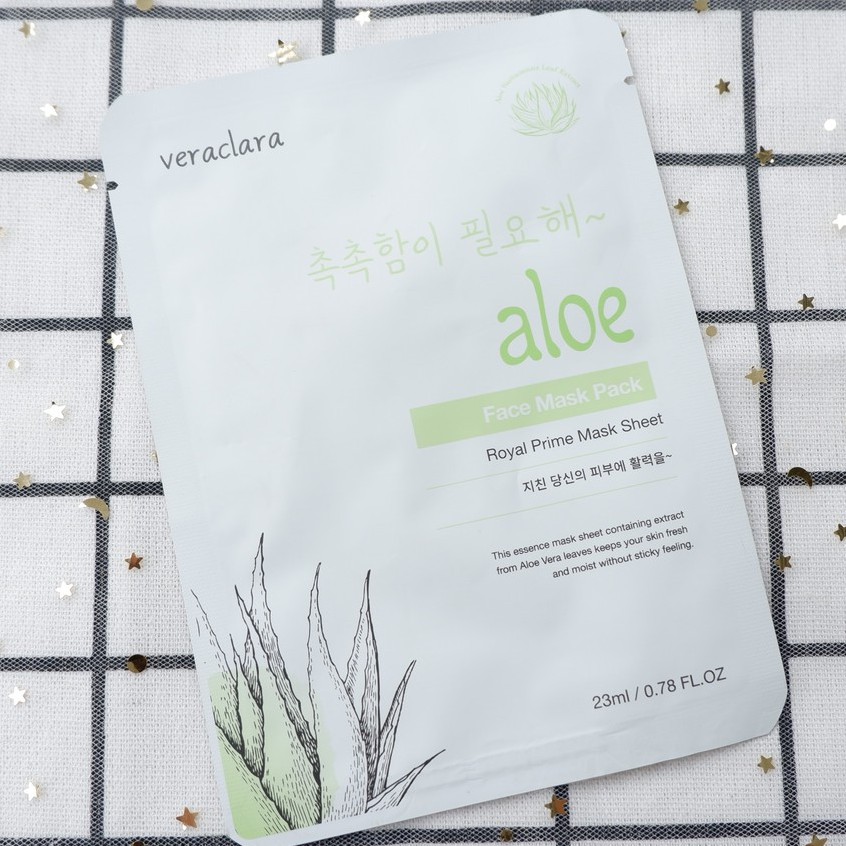 Mặt nạ Veraclara chiết xuất từ thiên nhiên giúp dưỡng trắng, cấp ẩm 23ml NPP Shoptido | BigBuy360 - bigbuy360.vn