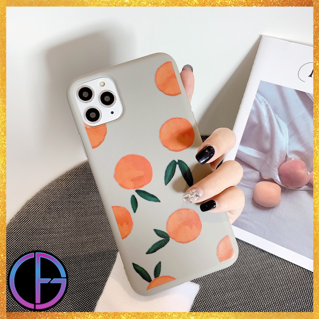 Ốp Điện Thoại Màu Cam Xinh Xắn Cho Iphone 11 Pro Max Xsmax Xr 6 I 7 I 8 Plus | BigBuy360 - bigbuy360.vn