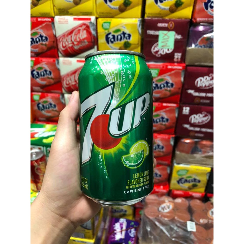 Nước ngọt 7Up Mỹ , 7Up Cherry Mỹ 355ml