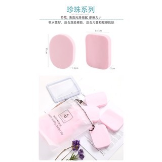 Set 10 Mút Rửa Mặt Bọt Biển Làm Sạch Sâu