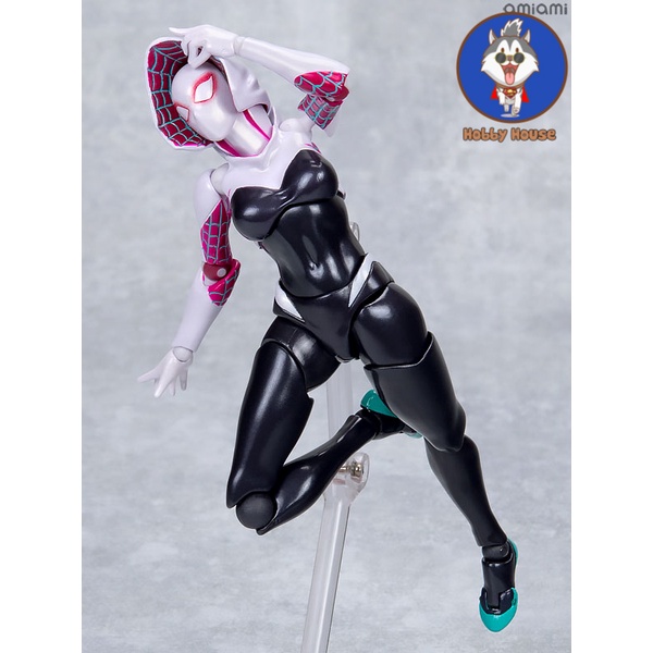 Mô Hình Chính Hãng Spider Gwen Amazing Yamaguchi No.004 Spider man series