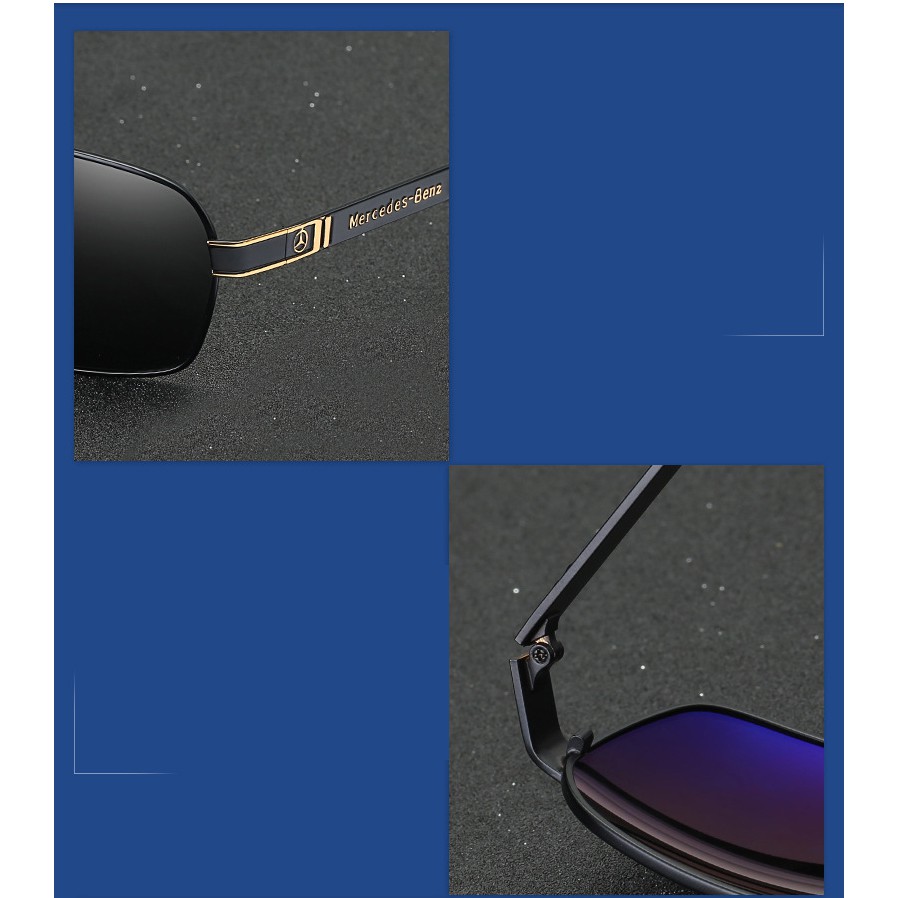 Kính thời trang nam cao cấp 2021 - Kính râm nam Hàn Quốc gọng vuông kim loại màu đen, đỏ_MS19 | BigBuy360 - bigbuy360.vn