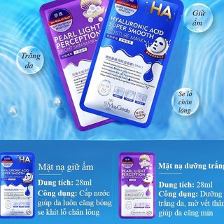 Combo 10 Miếng Mặt Nạ HA MayCreate Xanh-Tím