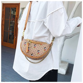 Túi bao tử chuột Mickey💖 FREESHIP 💖 túi đeo ngực nữ thời trang có thể đeo chéo đeo vai Hot trend 2020