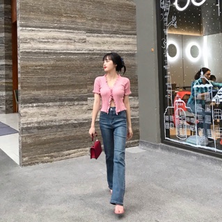 Áo Jennie hồng