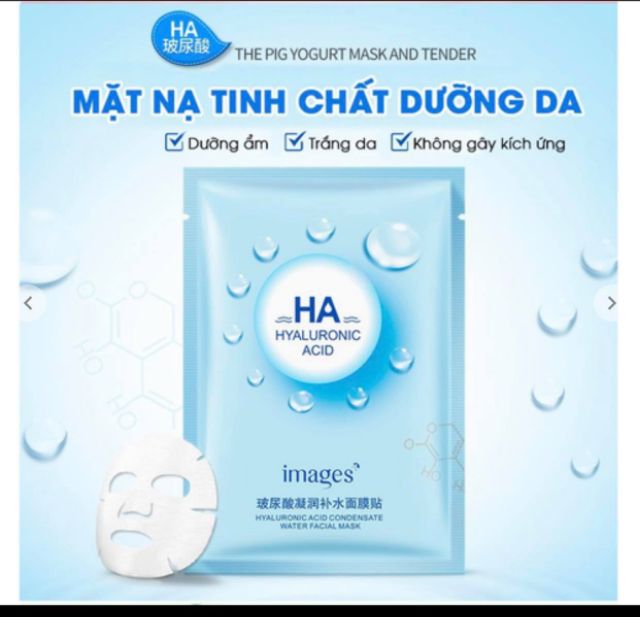 Combo 10 miếng mặt nạ giấy HA images nội địa trung | Thế Giới Skin Care
