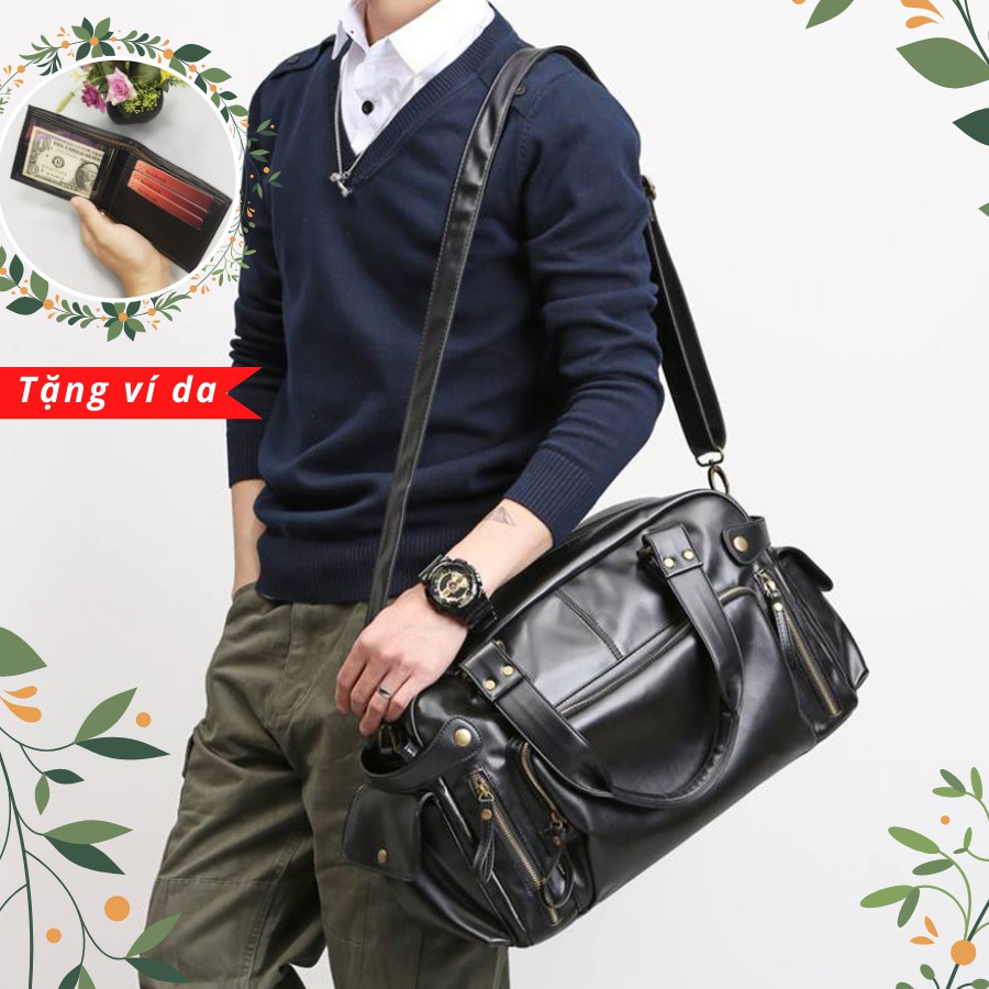 Túi Du Lịch Thể Thao Thời Trang HÀN QUỐC Power Men’s [Tặng kèm 1 ví da ] | BigBuy360 - bigbuy360.vn