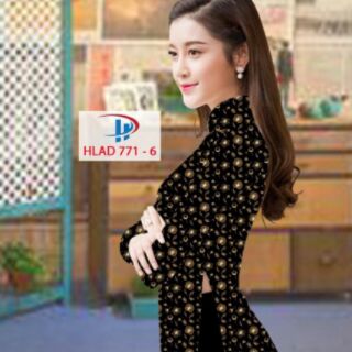 Vải áo dài hoa nhí
