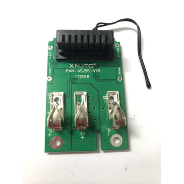 AZ- Bộ vỏ và mạch pin Panasonic 14.4V 2 hàng cell, nhận sạc zin