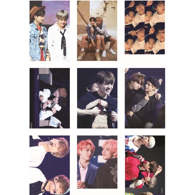 Lomo card 72 ảnh BTS Couple VKOOK (V+JUNGKOOK)