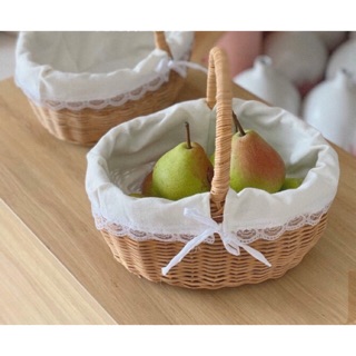 Giỏ picnic mây nhỏ xinh