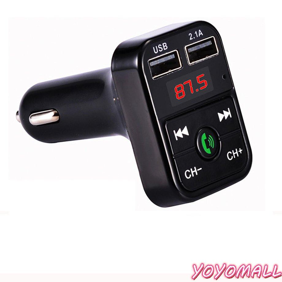 Máy Phát Mp3 B2 Không Dây Rảnh Tay Màn Hình Lcd Cổng Sạc Usb Cho Xe Hơi