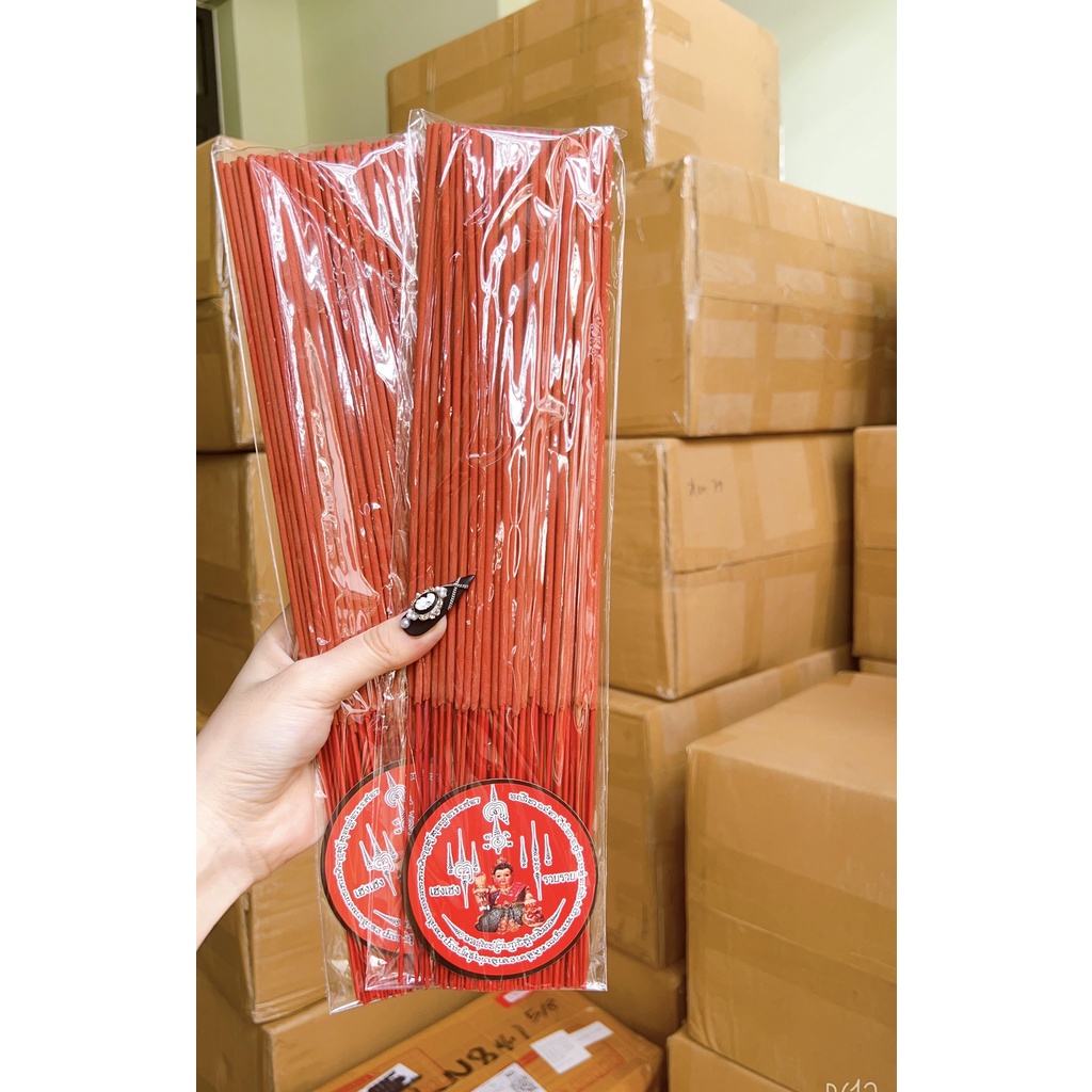 Nhang thái lan ngải mẹ kéo khách kinh doanh buôn bán 79 cây 33cm cuốn tàn cong