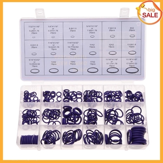 Bộ 270 vòng đệm cao su 18 kích cỡ cho hệ thống điều hòa không khí xe hơi