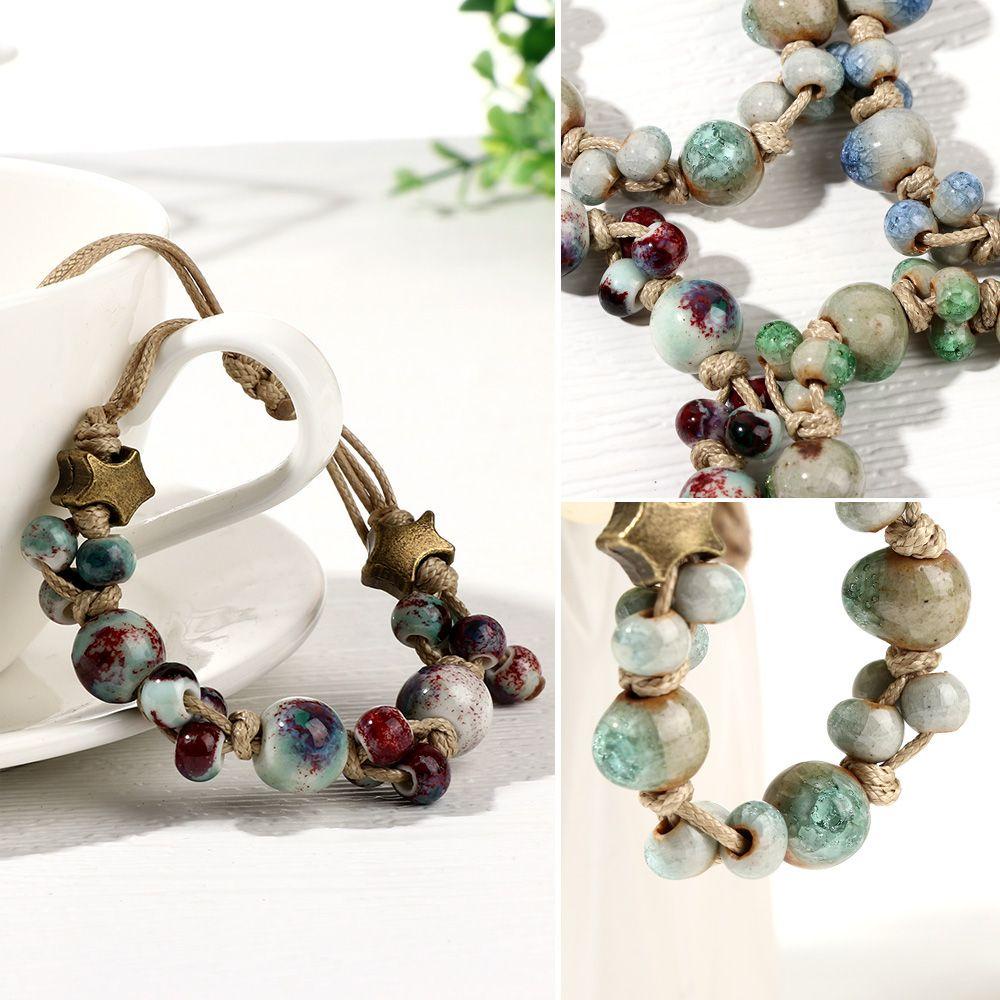 Vòng Tay Chuỗi Hạt Phong Cách Retro